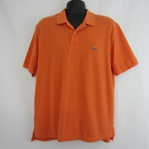 Brooks Brothers Orange Cotton Polo Shirt Size Lg